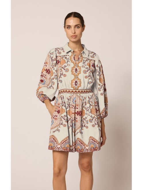 Leigh Mini Dress - Ivory Lagos